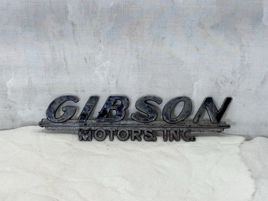 Gibson Motors Inc. Vehicle Badge Vintage #S-1860