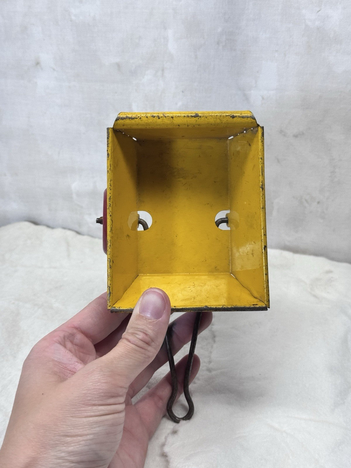 Mini Tin Toy Cart Vintage #S-1767