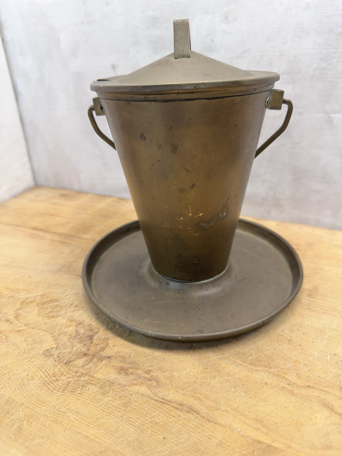 Vtg Fire Starter Wand With Smudge Pot  #S-1559