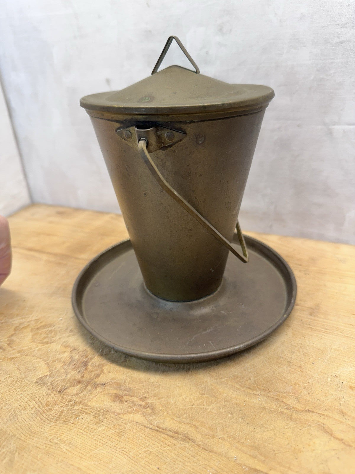 Vtg Fire Starter Wand With Smudge Pot  #S-1559