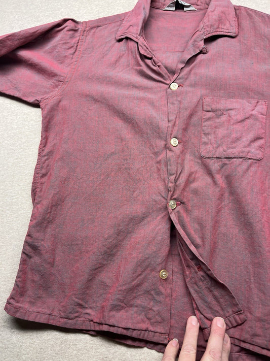 1950s,60s, Boys Youth Faded Red Cotton Shirt