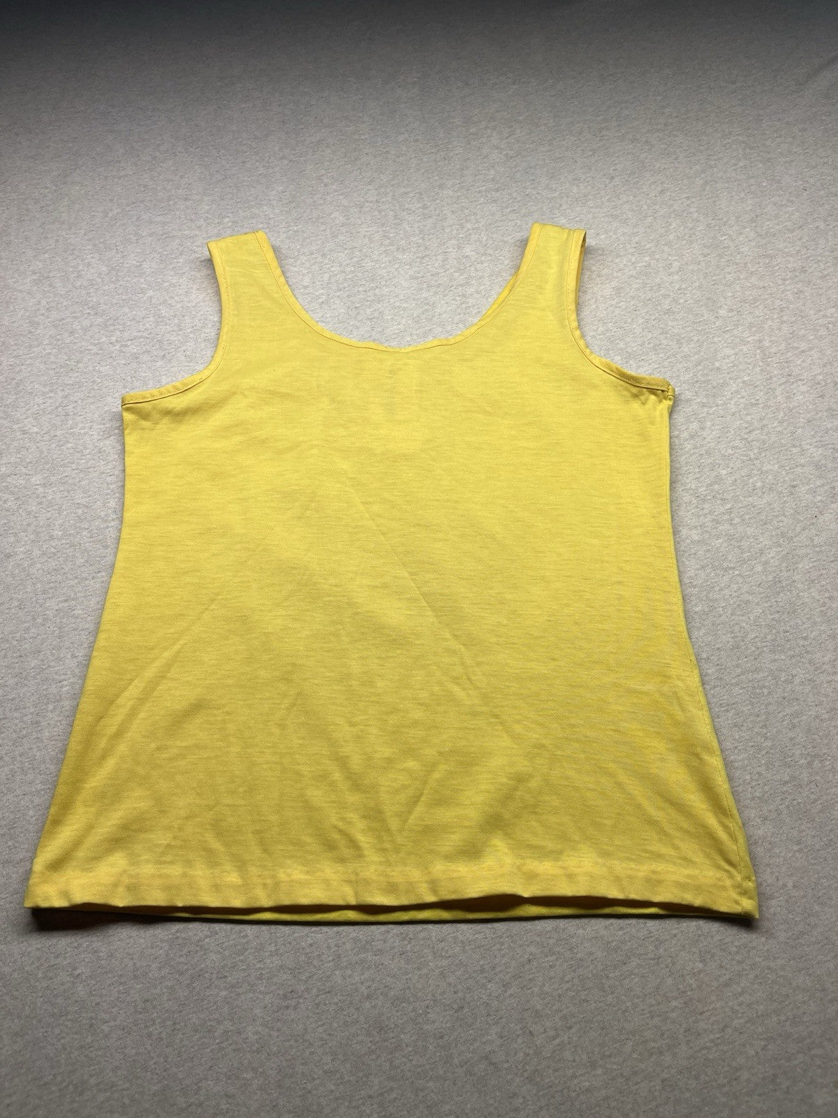 1980s Women’s Yellow Knit Tank Top