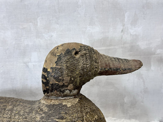 Vintage Wooden Hunting Duck Decoy