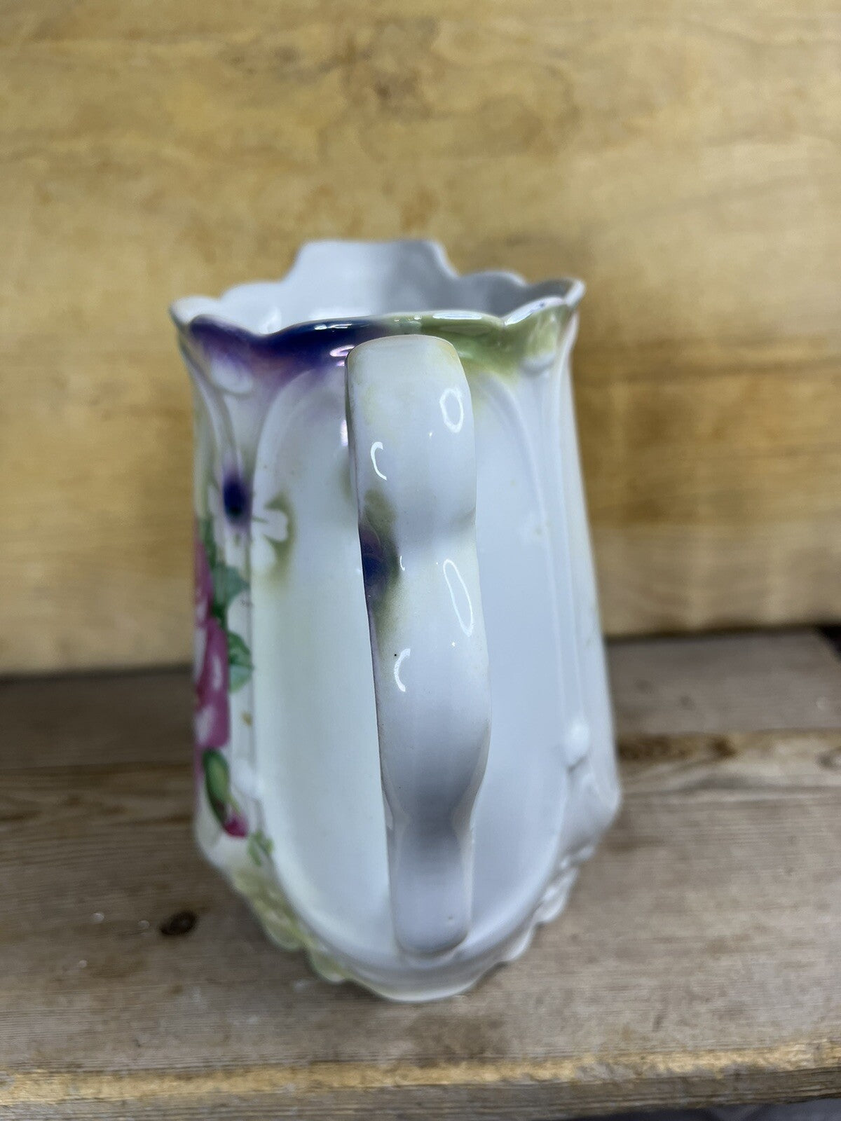 Antique Vintage Germany Floral Pitcher