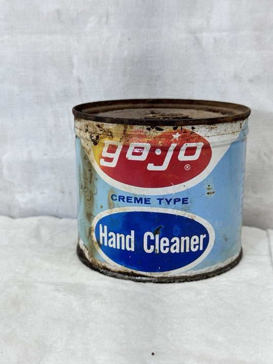 GoJo Creme Type Hand Cleaner Vintage Tin Can