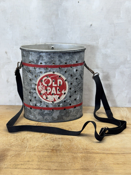 Vintage Old Pal Minnow Bucket #S-1803