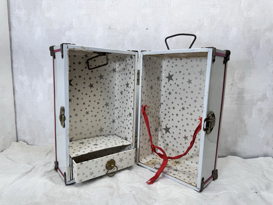 Vintage Doll Carrying Suitcase Toy Kids #S-1775