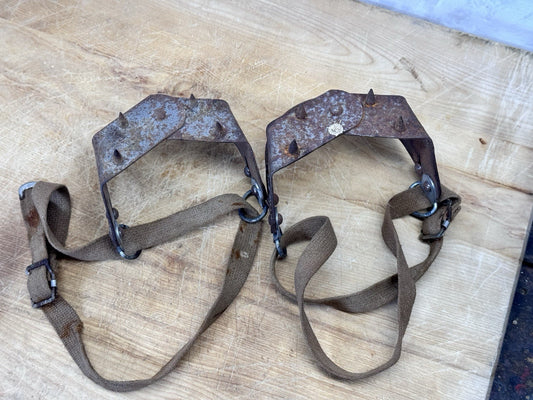 Ice Shoe Cleats Vintage Metal #S-1816
