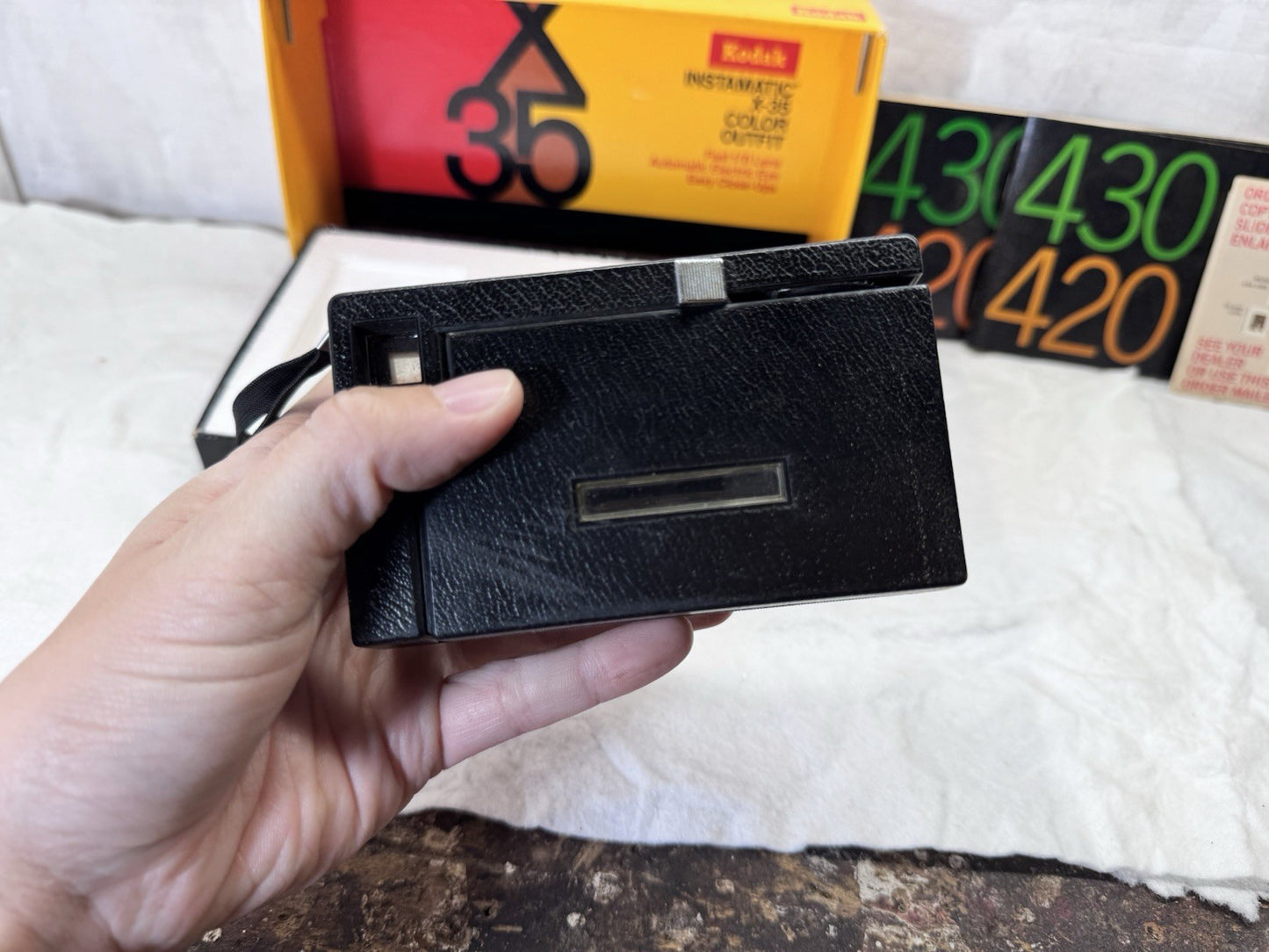 Kodak Instamatic X-35 Color Outfit With Box