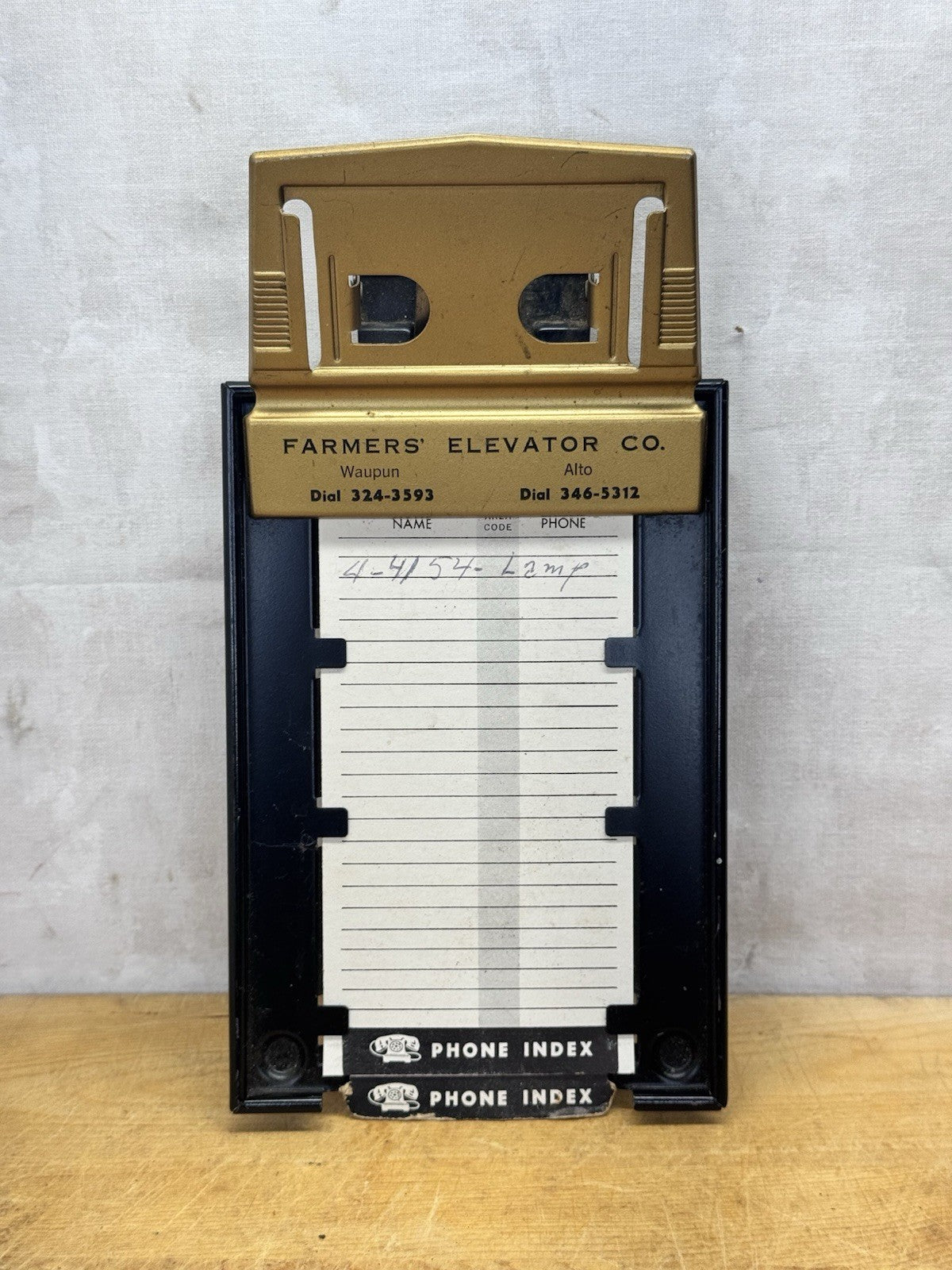 Farmers Elevator Co. Waupun And Alto Wisconsin Advertisement #1334