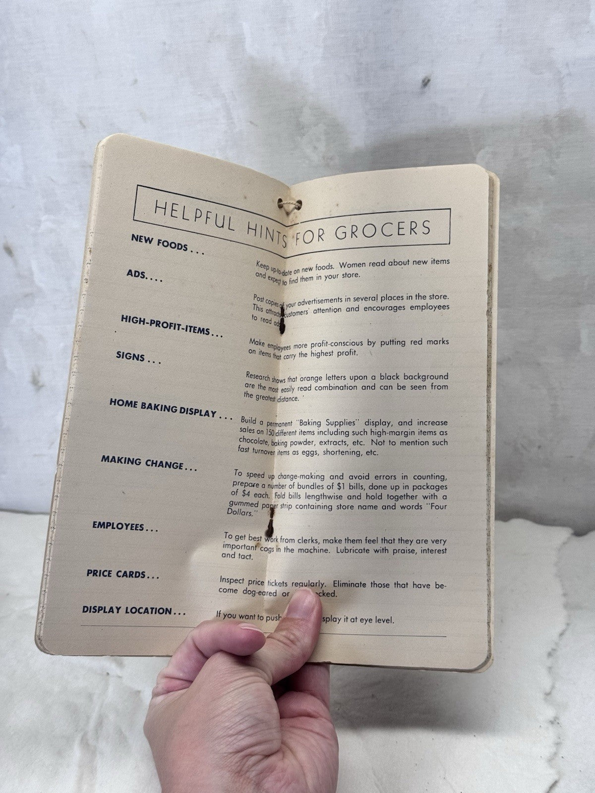 KC Baking Powder Notebook Handbook Kitchen Vtg #S-1861