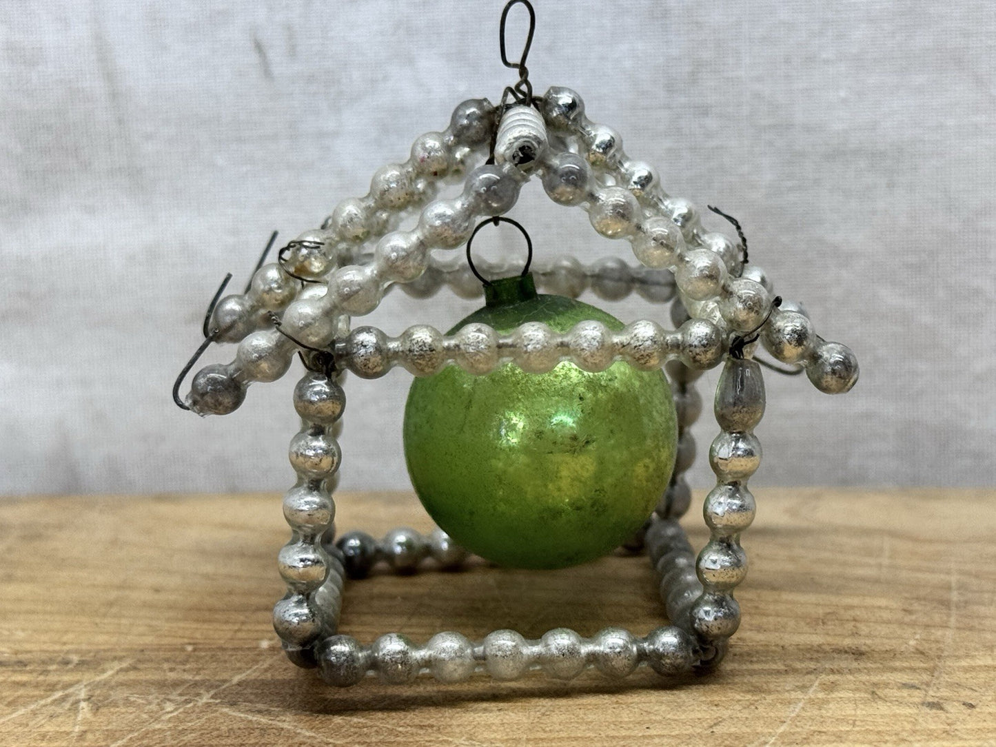 Victorian Glass Bead House Ornament #1577