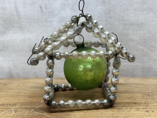 Victorian Glass Bead House Ornament #1577