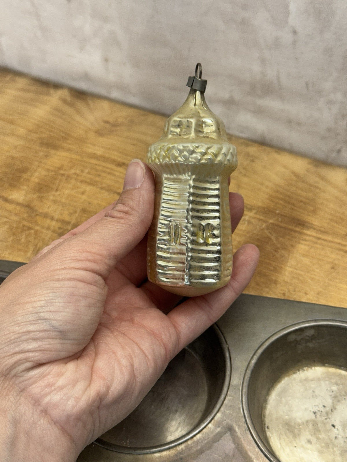 Lighthouse Vtg Ornament Christmas #1571