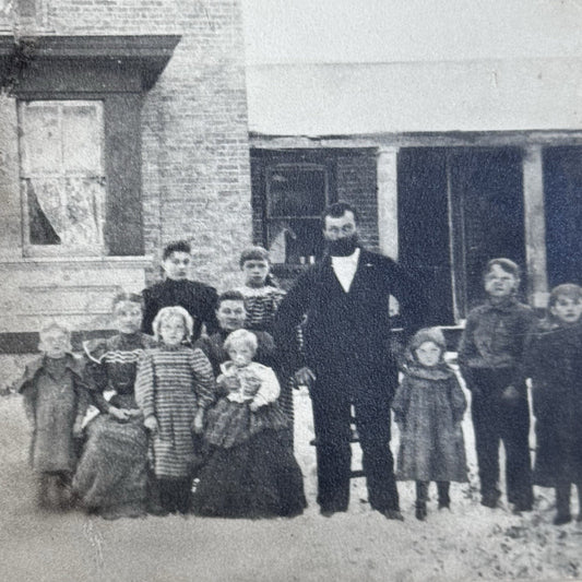1910 Family Photograph Waupun Wisconsin Antique Historic