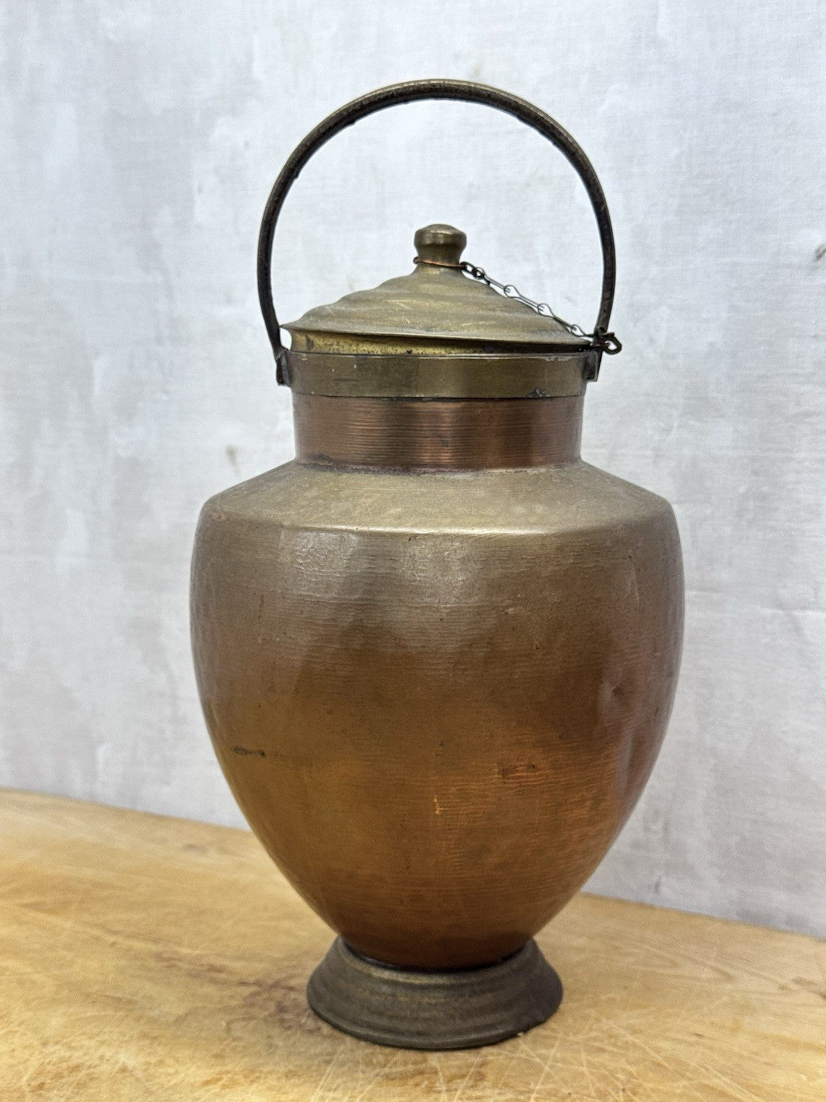 Amphora Copper Jug with Brass Spout 1900-1920 Antique #1160