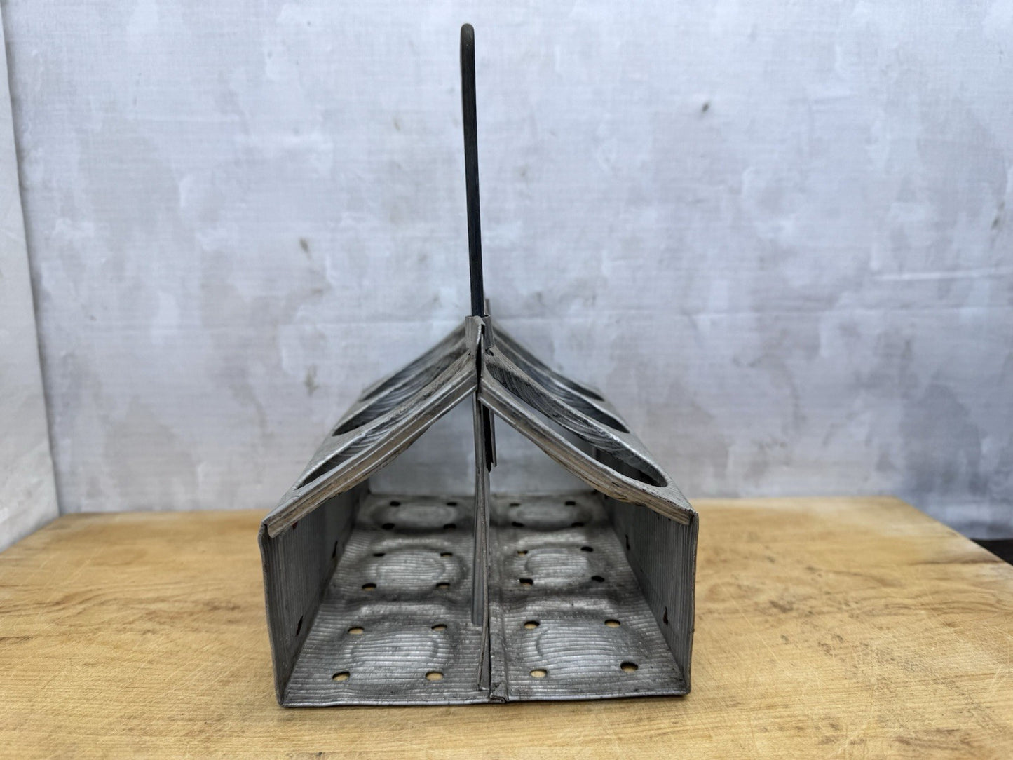 Coca Cola Metal Tin Carrier Vintage #1098