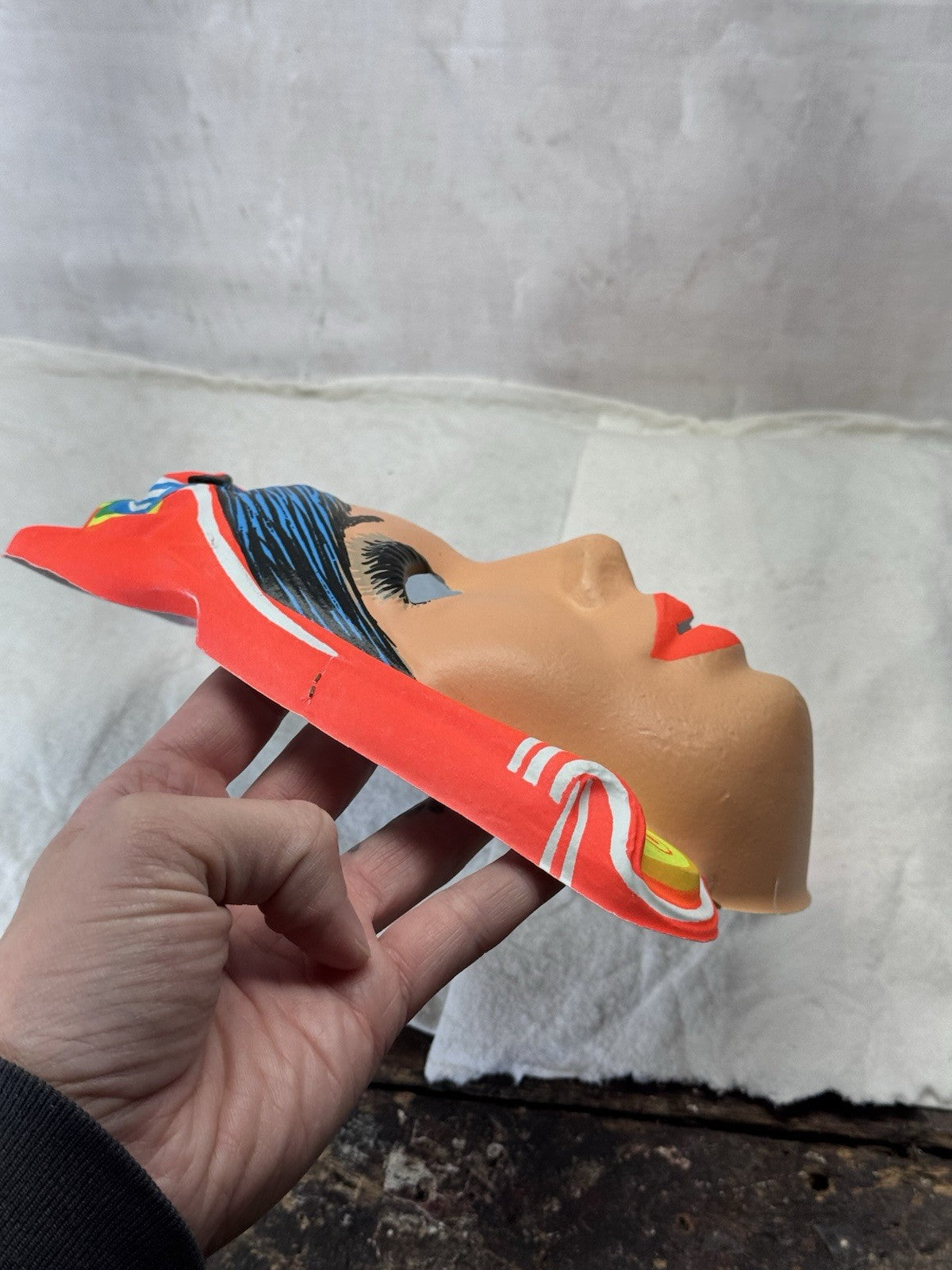 Vintage Glow Witch Halloween Mask #S-1968