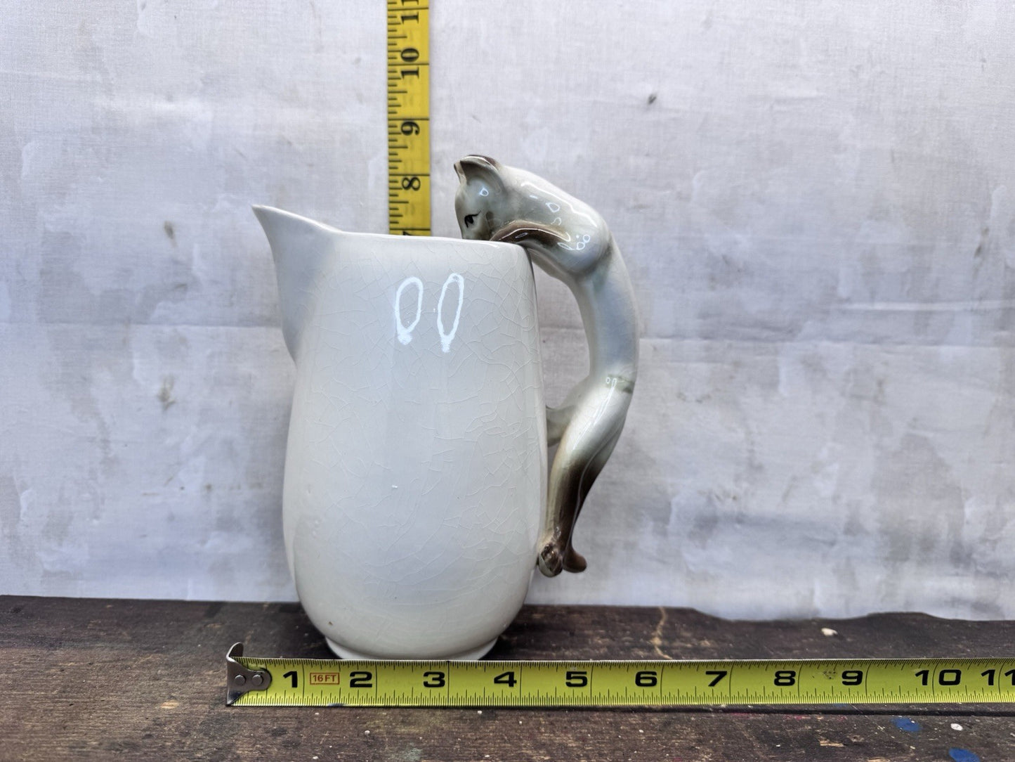 Vintage Siamese Cat Pitcher #1080