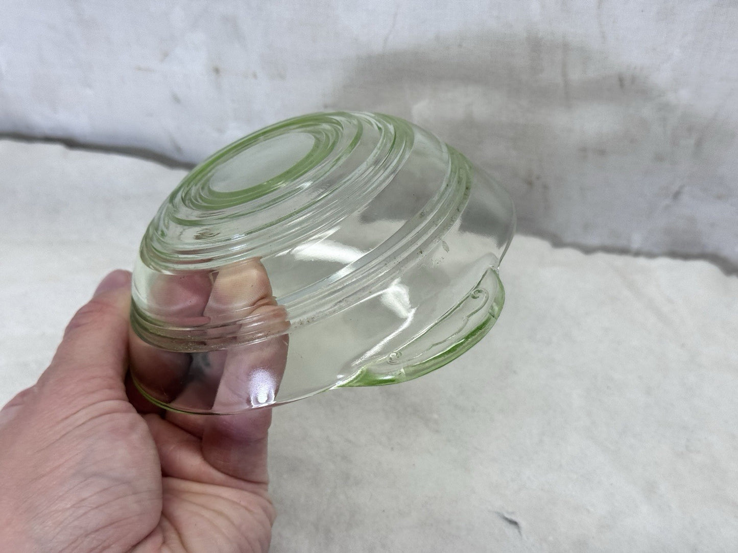 Small Uranium Bowl Dish Vintage Glow #S-1918