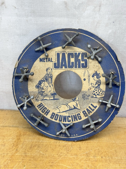 Metal Jacks Vtg Toy No Ball #1759