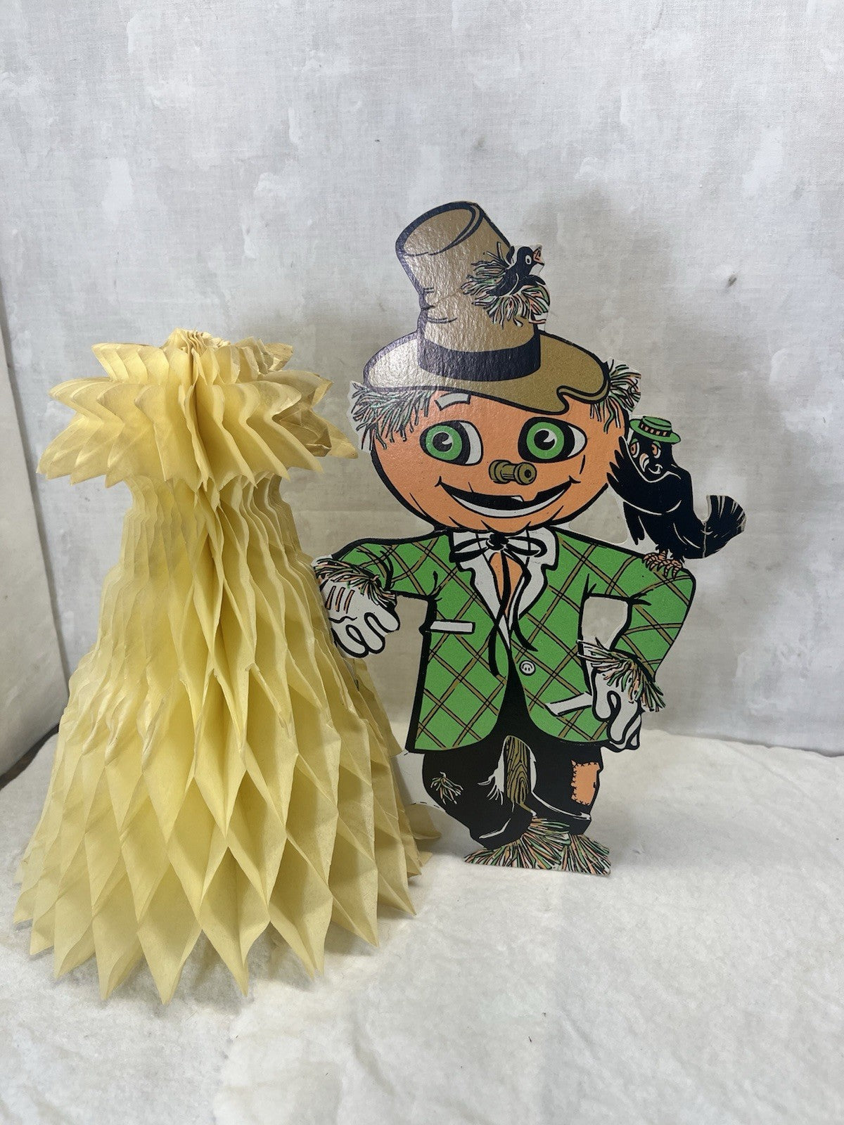 Halloween Beistle Scarecrow Cardboard Cutout