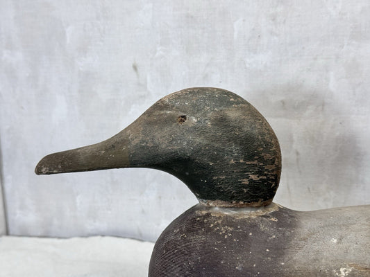 Vintage Wooden Painted Hunting Duck Decoy