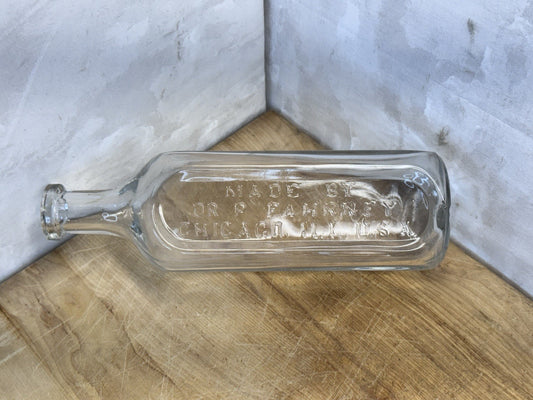 Dr P Farney Chicago Illinois Vtg Bottle #S-1554