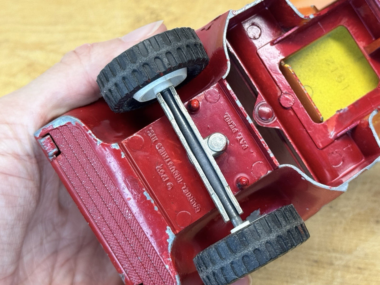 Vintage Hubley Metal Dump Truck Toy #S-1692