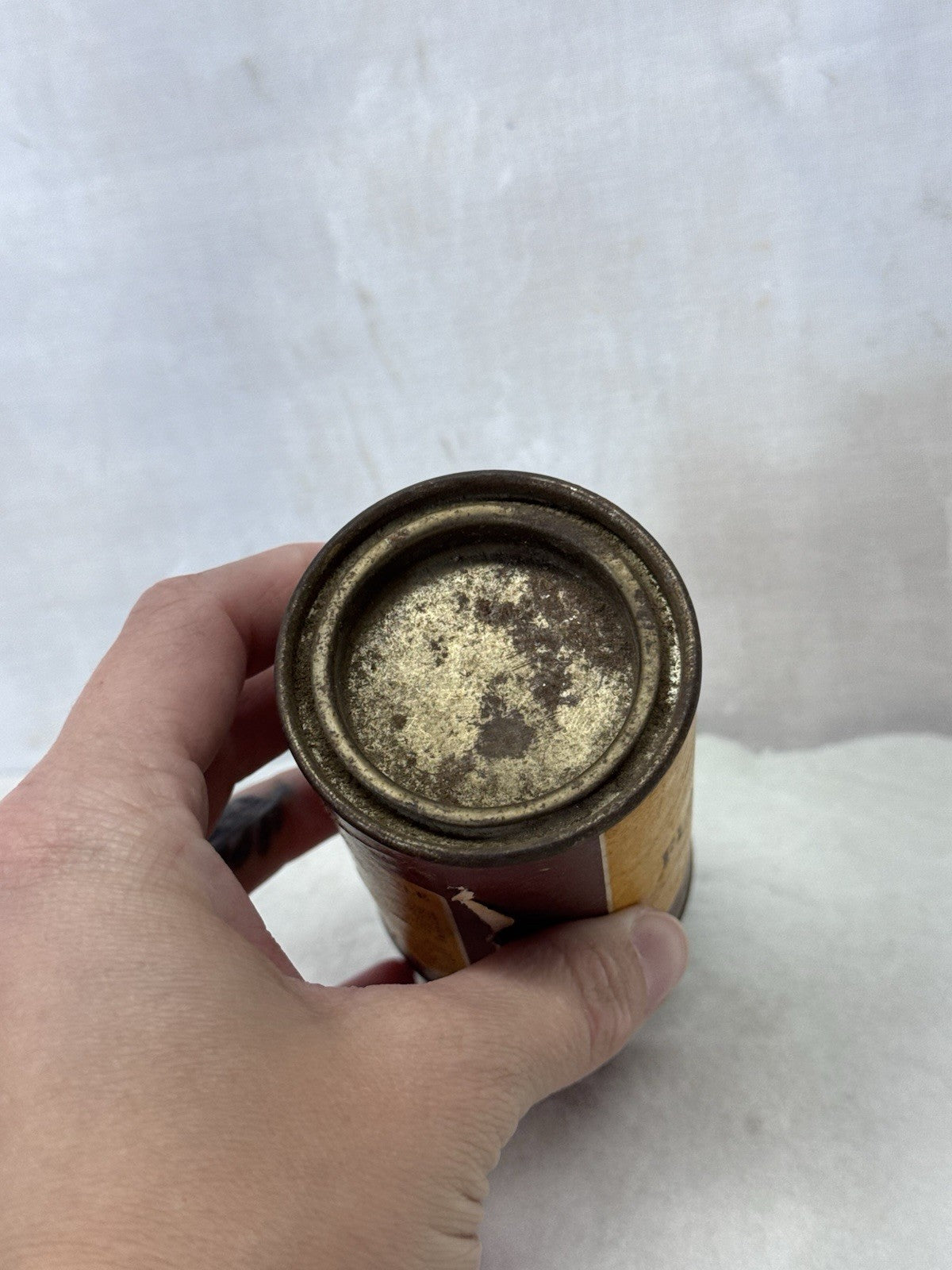 Flaxseed Whole Tin Vintage Can Druggist NOS