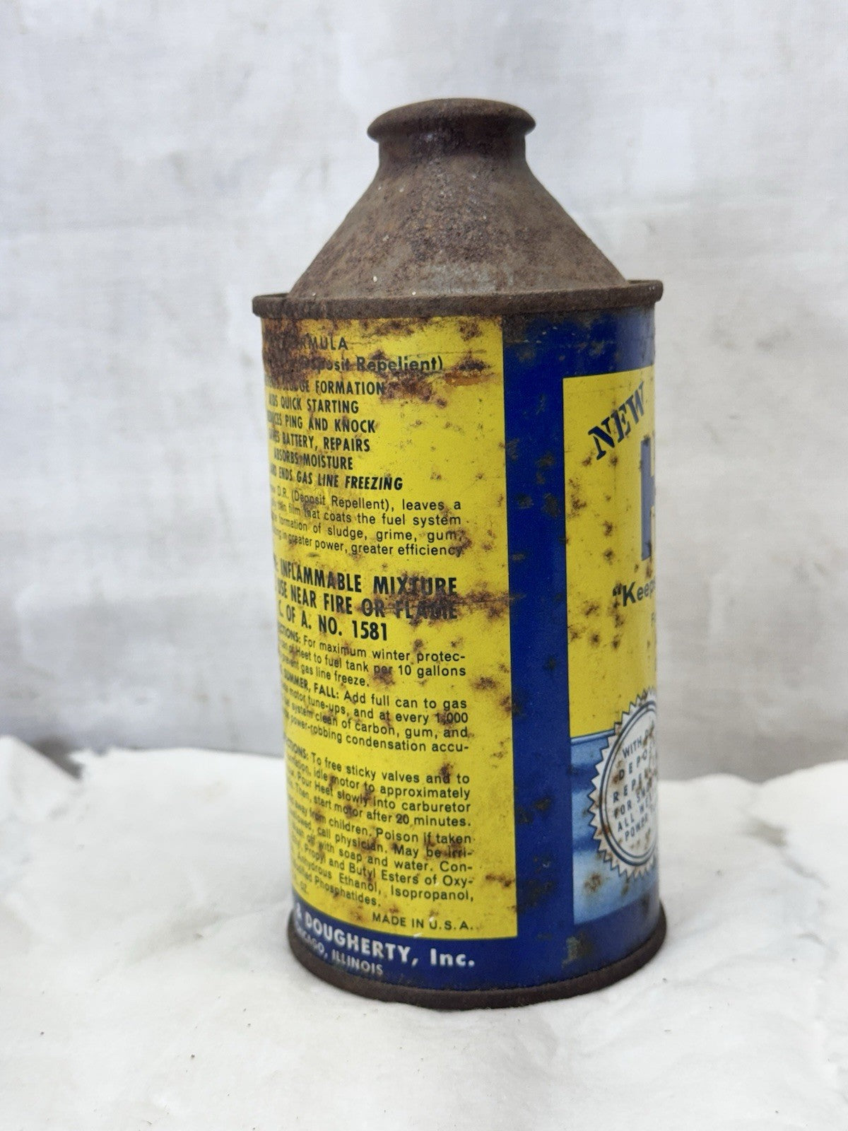 Vintage Conetop Heet Can #S-1908