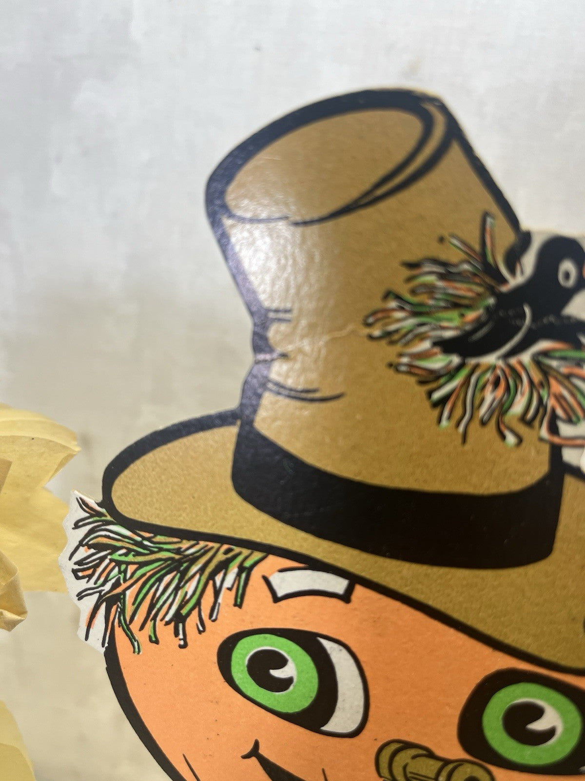 Halloween Beistle Scarecrow Cardboard Cutout
