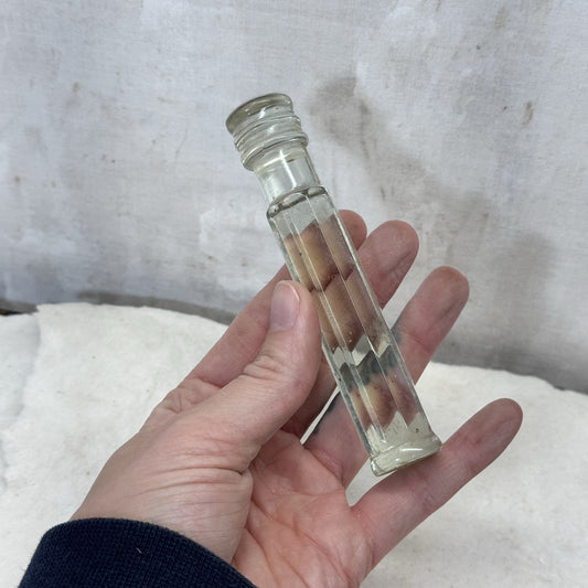 Glass CJ Medical Pharmecutical Pestle Vintage