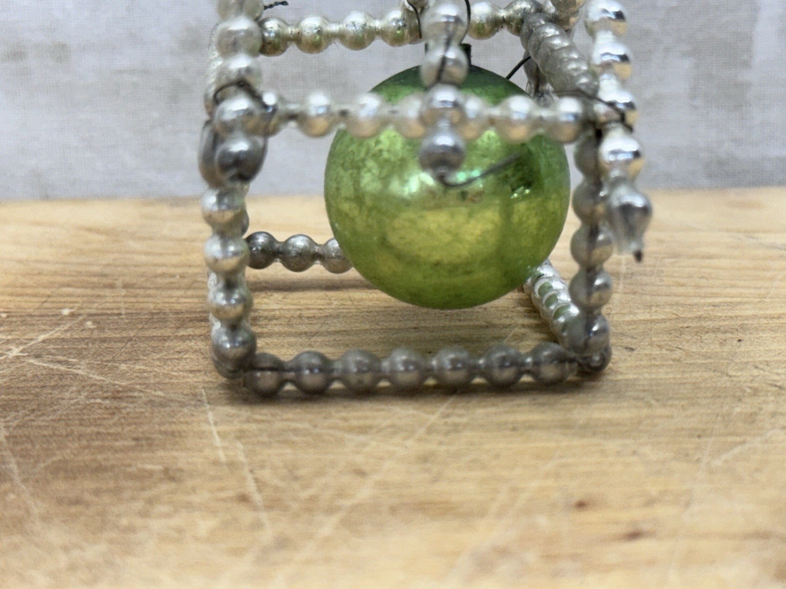 Victorian Glass Bead House Ornament #1577