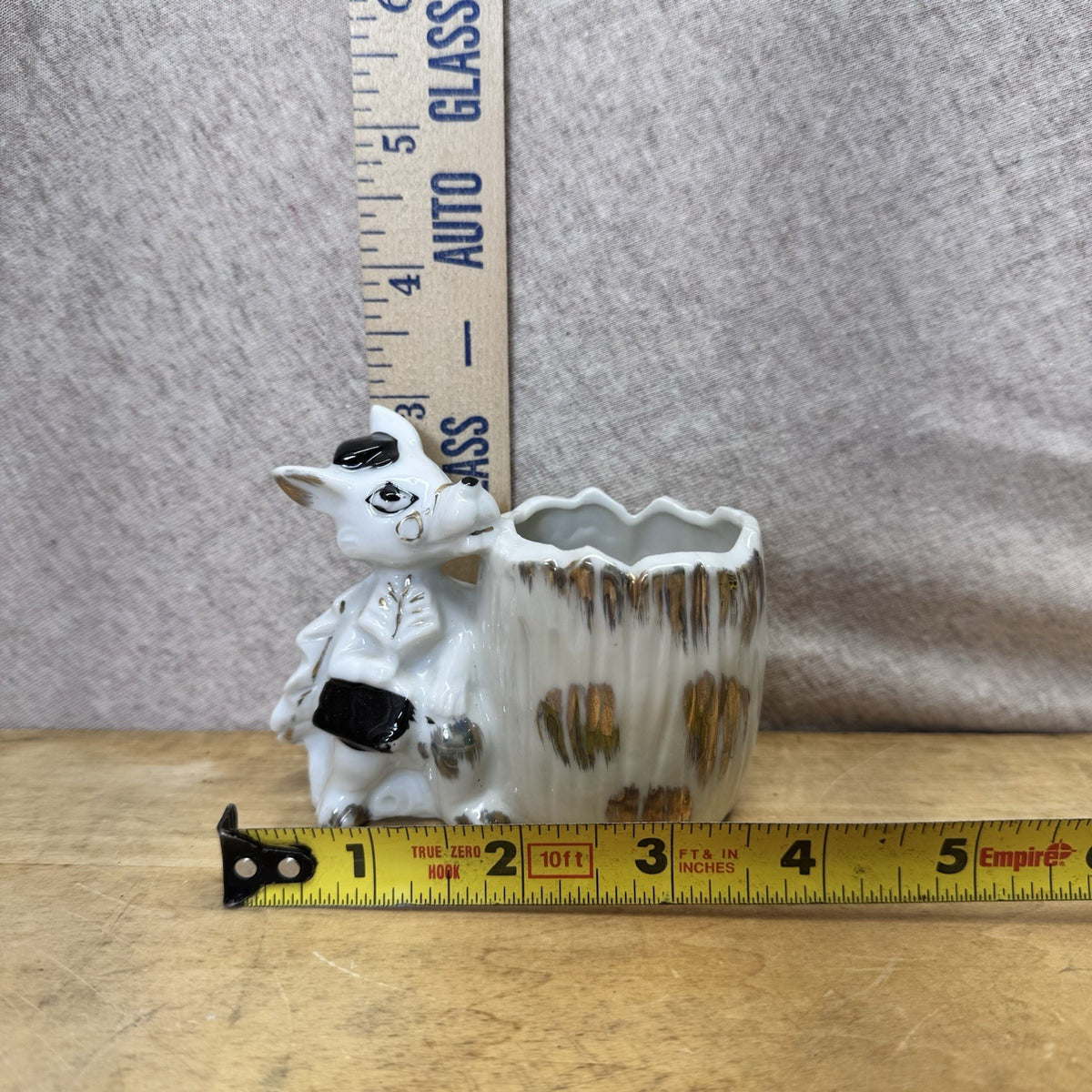 Vintage Toothpick Holder Animal Figurine