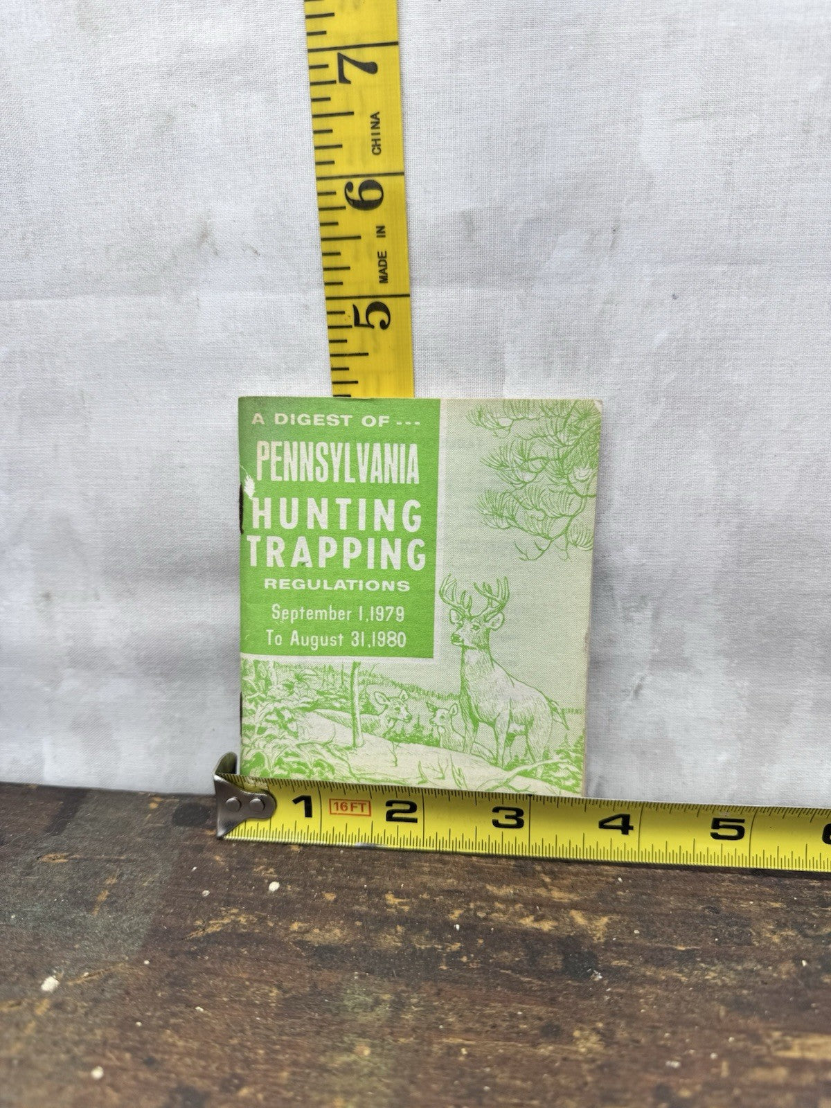 Pennsylvania Hunting Trapping Regulations 1979-1980 Vtg #1244