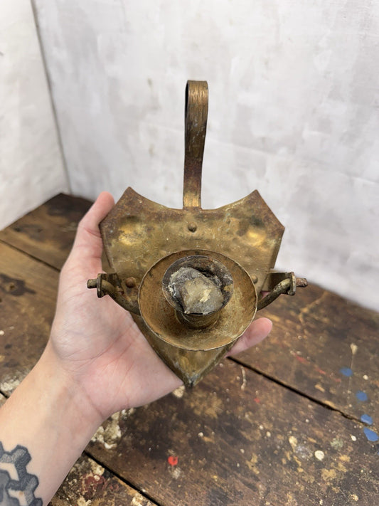 German Antique Ship Candle Holder #1010