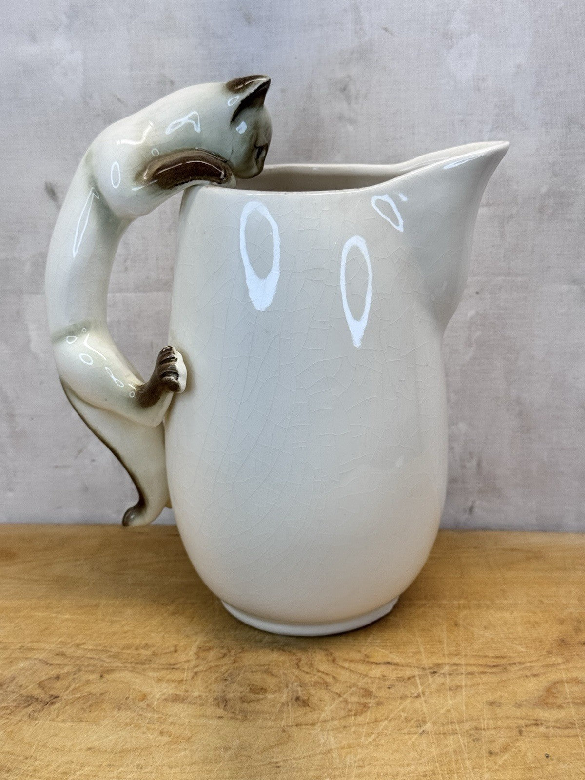 Vintage Siamese Cat Pitcher #1080