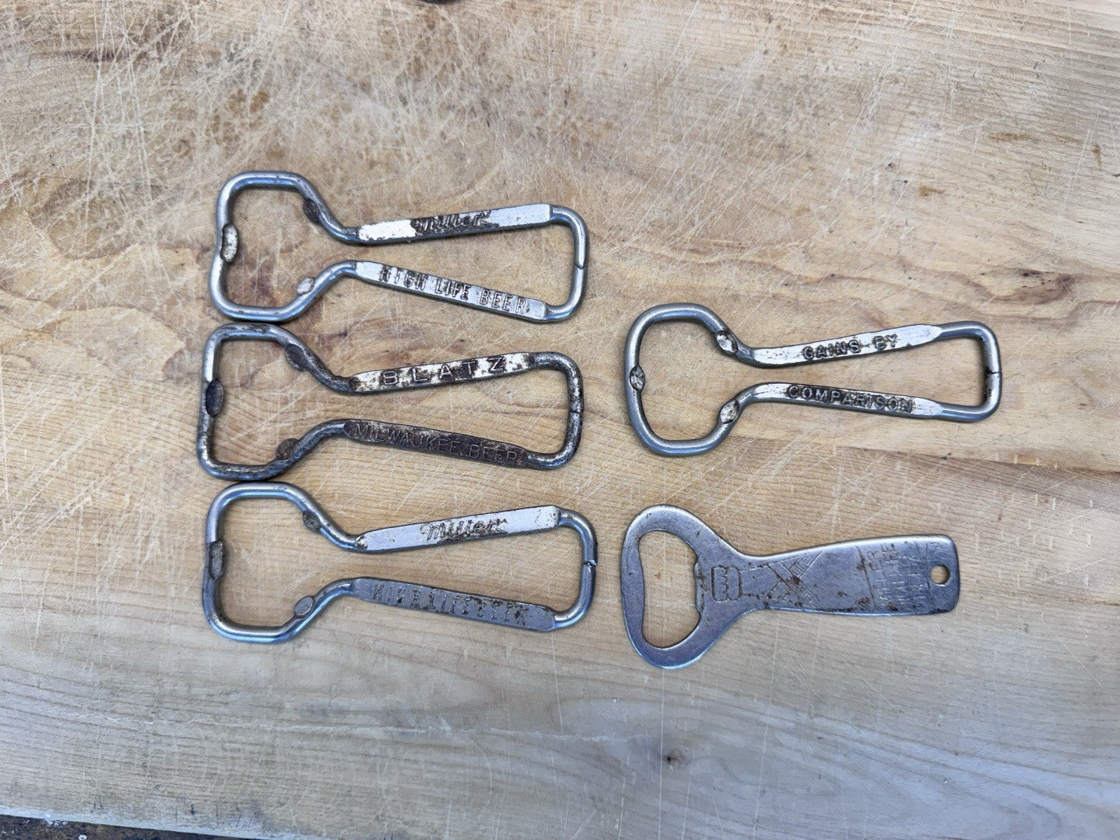 Pabst Miller Blatz Vintage Bottle Openers #1553