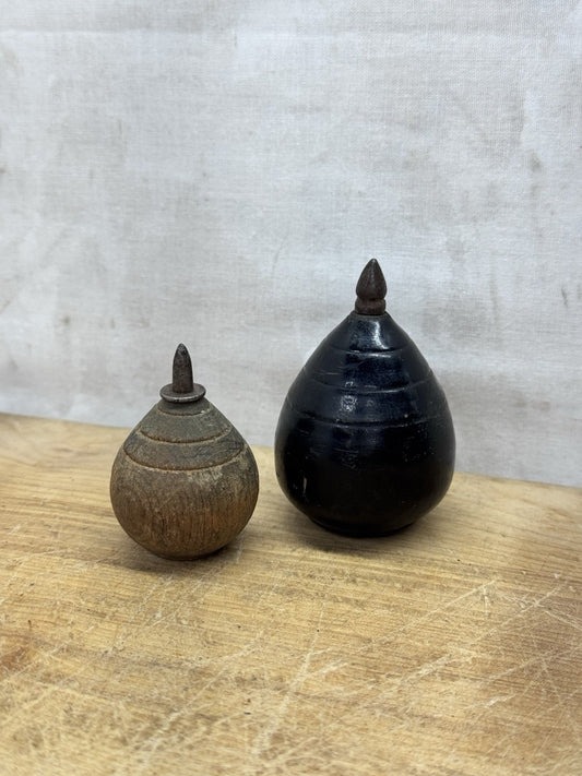 Wooden Antique Spin Tops #1616