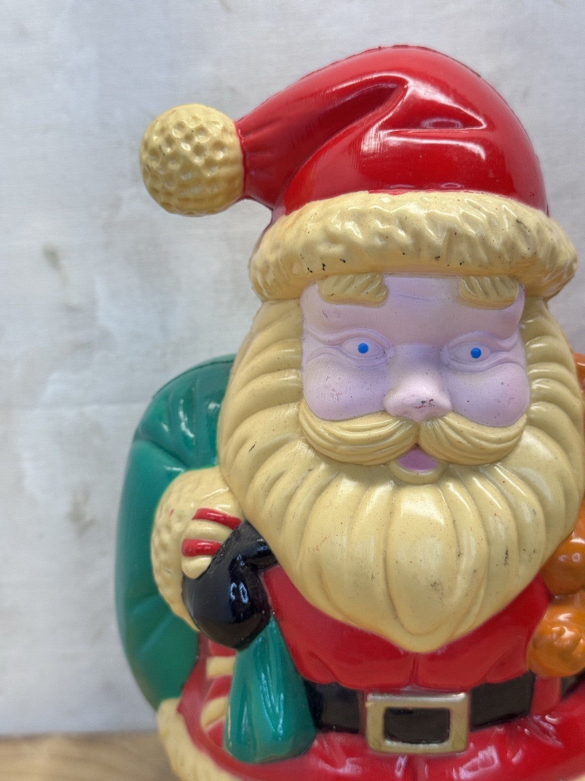 Vtg Santa Claus Christmas Blow Mold #1445