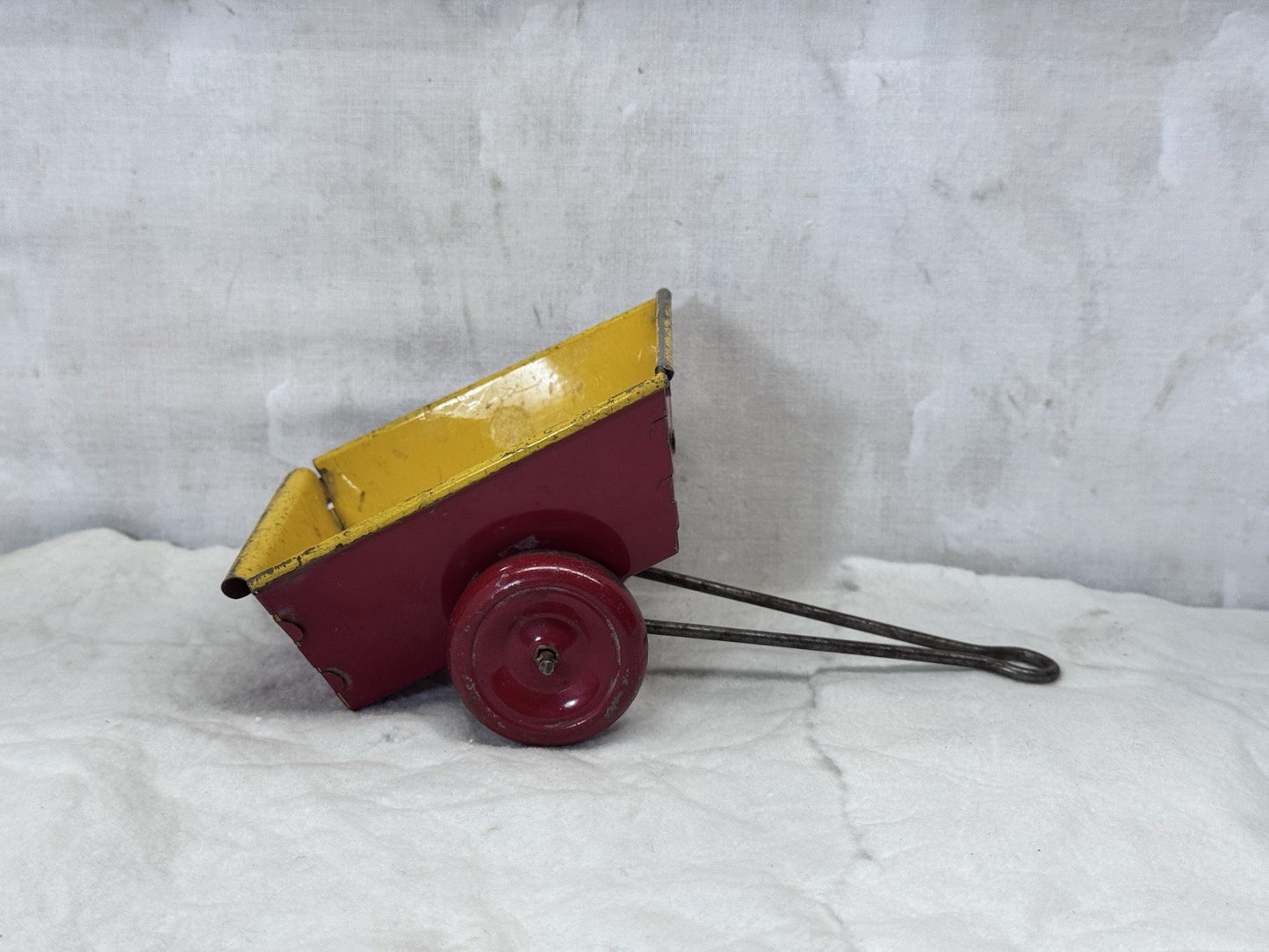 Mini Tin Toy Cart Vintage #S-1767