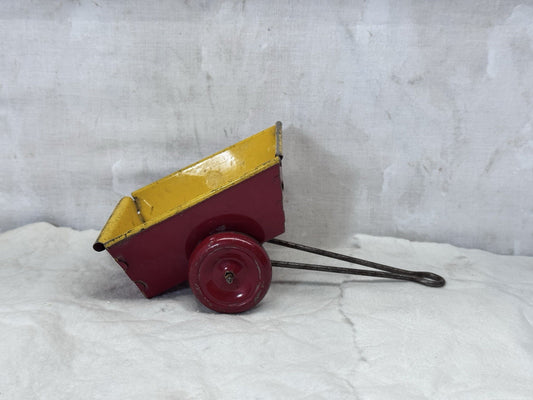 Mini Tin Toy Cart Vintage #S-1767