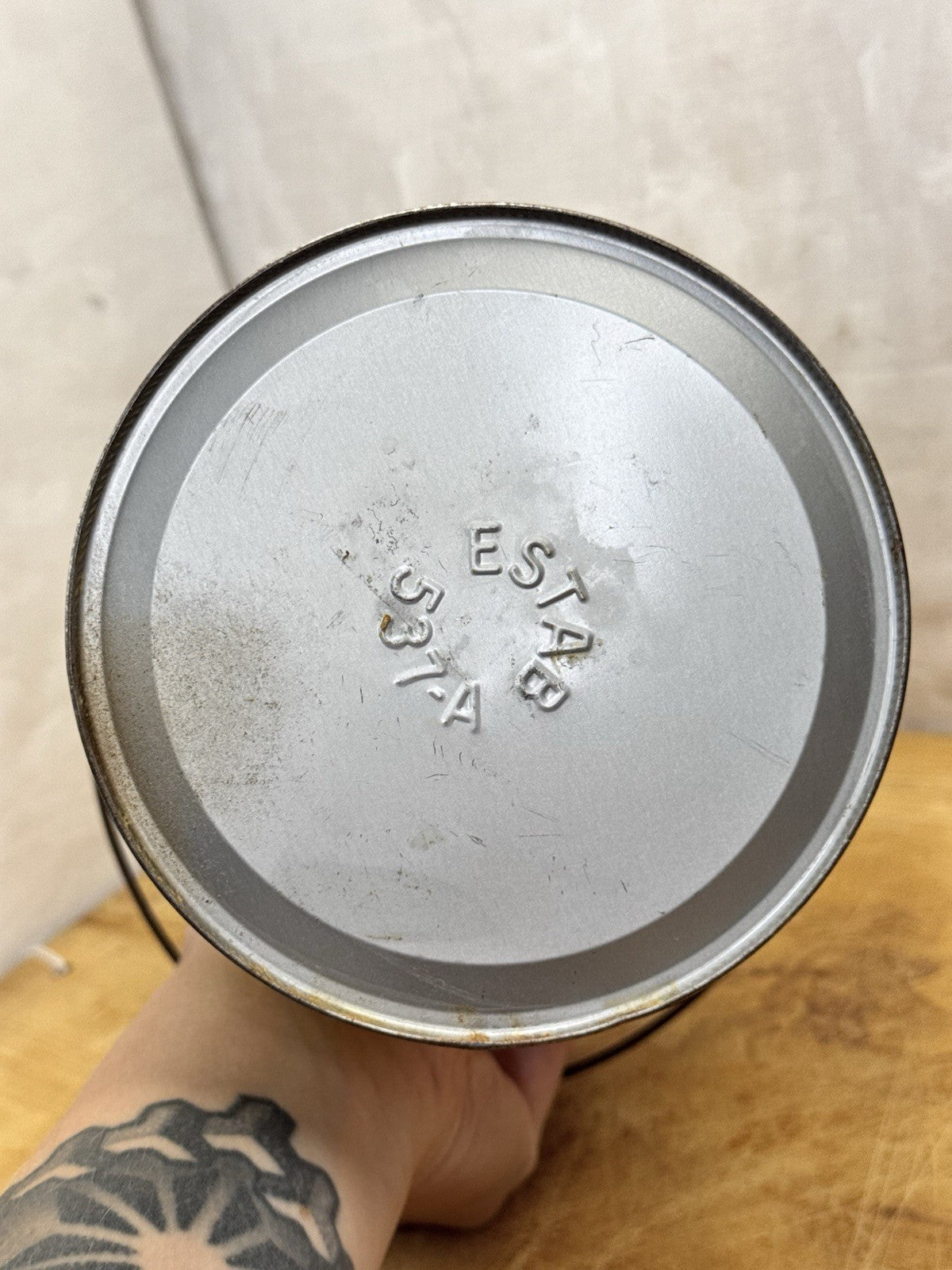 Oscar Mayer Leaf Lard Tin Vintage #1190