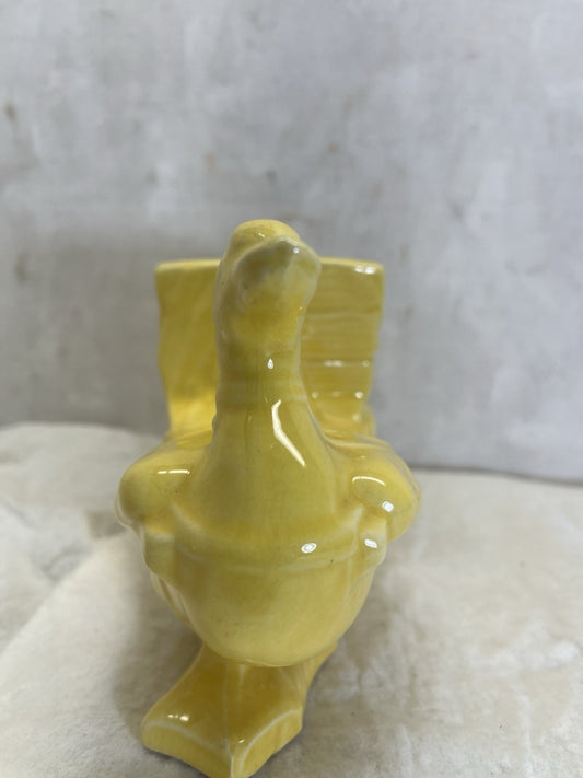 McCoy Yellow Duck Planter Vintage