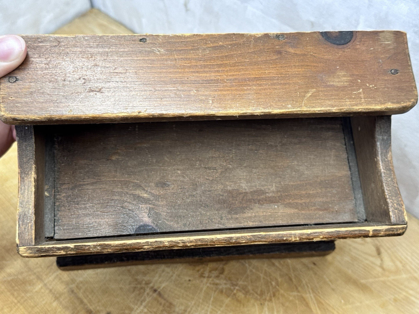 Mini Toy Dry Sink Primitive 1850s Doll #1157