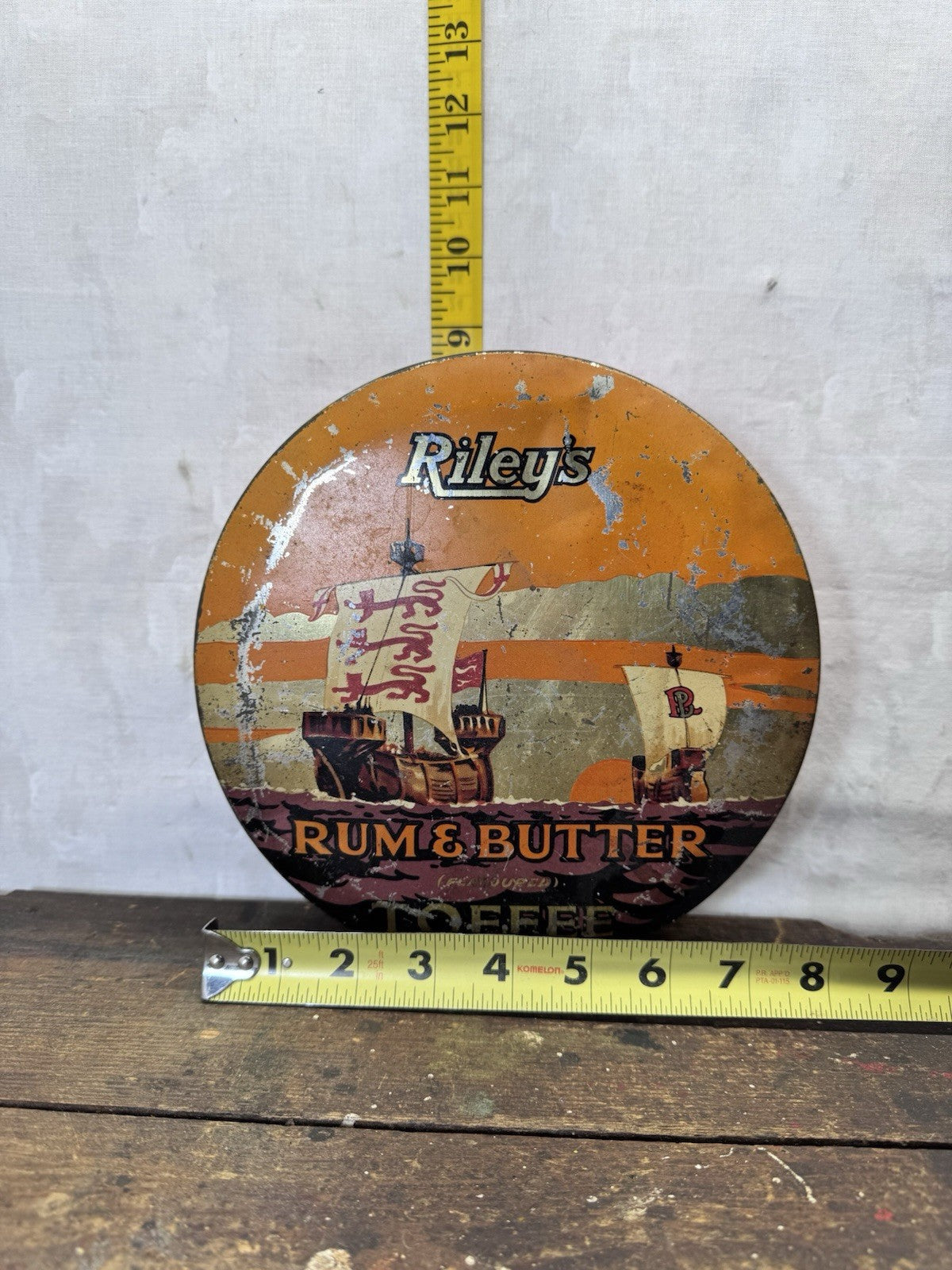 Riley’s Rum & Butter Toffee Tin Vintage #S-1958