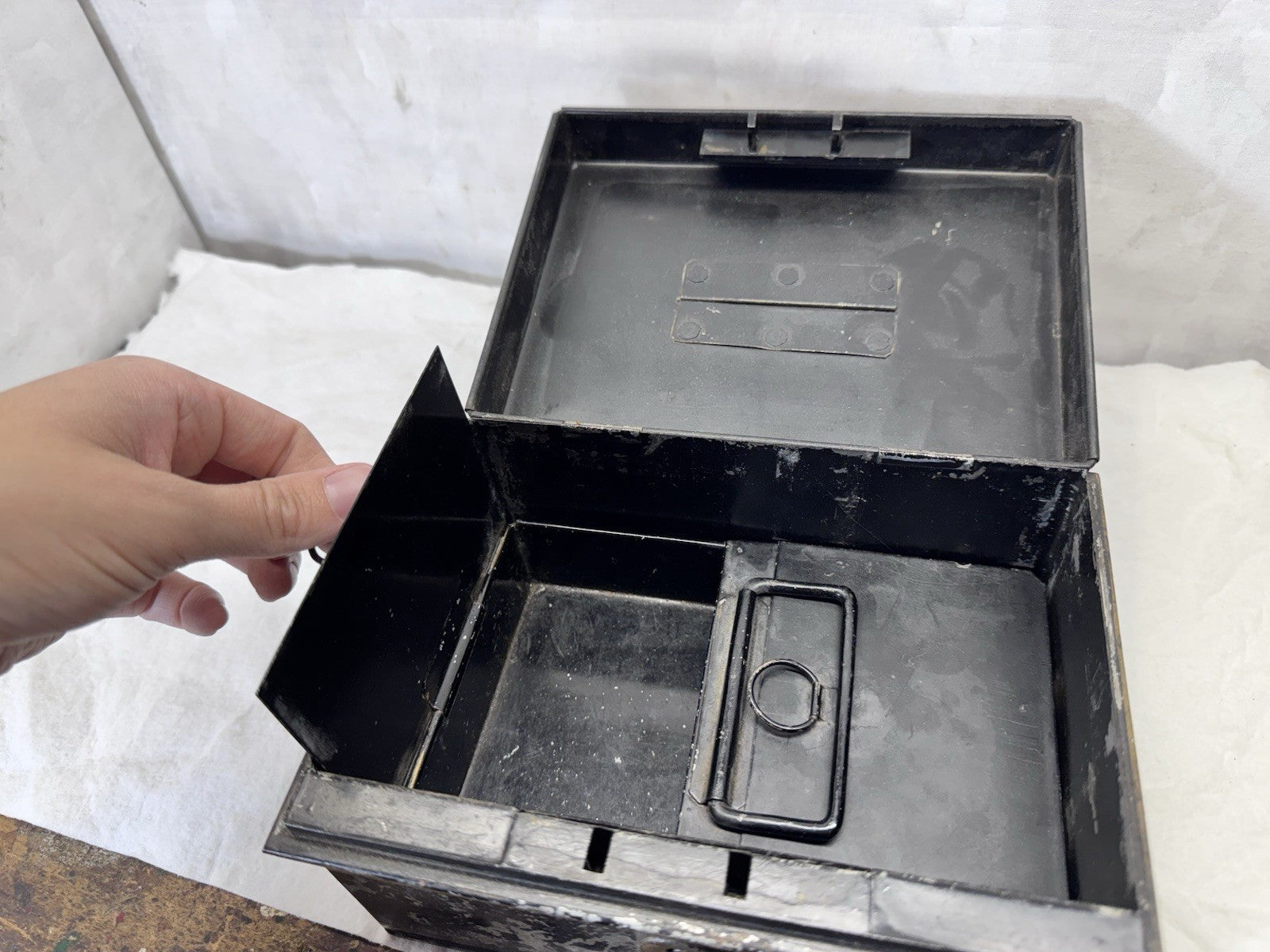 Metal Vintage Money Box Rustic #S-2015