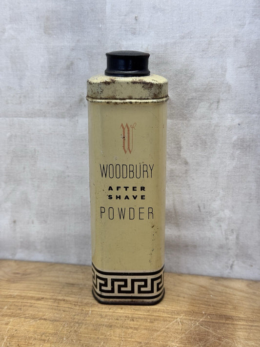 Woodbury After Shave Powder Tin Vtg #S-1541