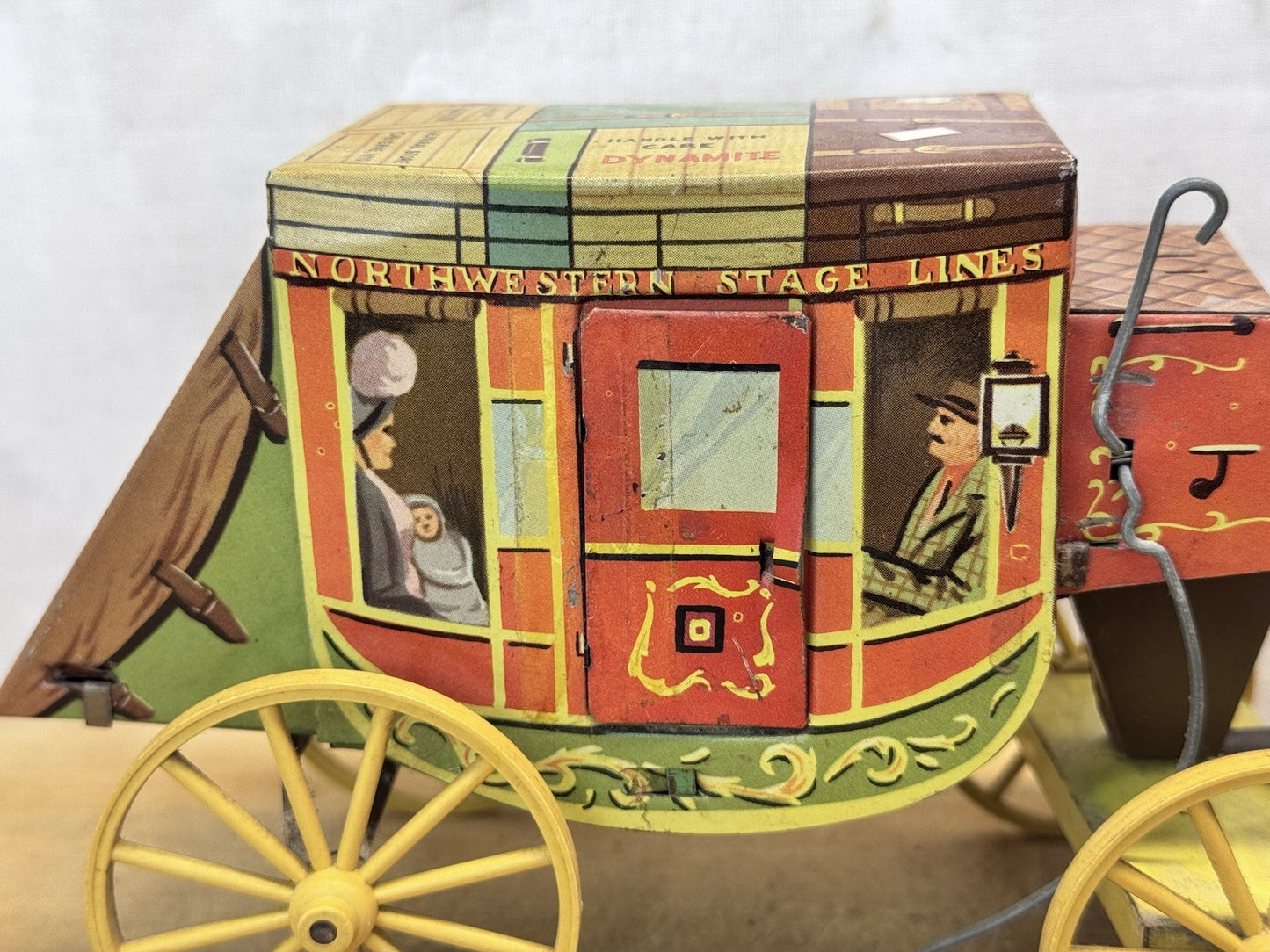 1950's Northwestern Stage Lines Stagecoach Tin Toy #S-1601